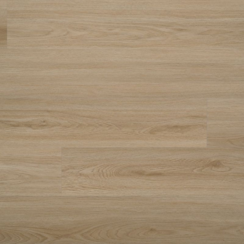 Grandeur Inov8 SPC vinyl flooring sample in Mermaid’s Cove color – 7x60 inch waterproof vinyl plank with smooth matte finish and realistic oak design.