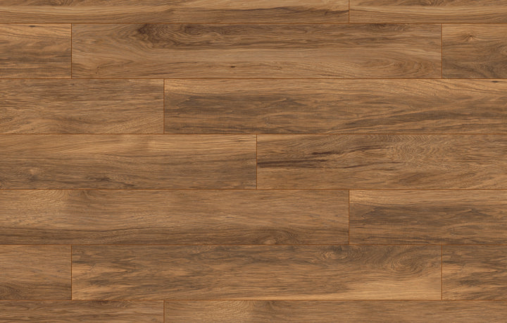 Close-up of a wooden floor with a brown finish
