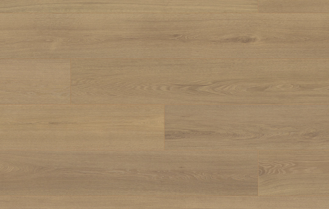Close-up of a wooden floor with a brown finish