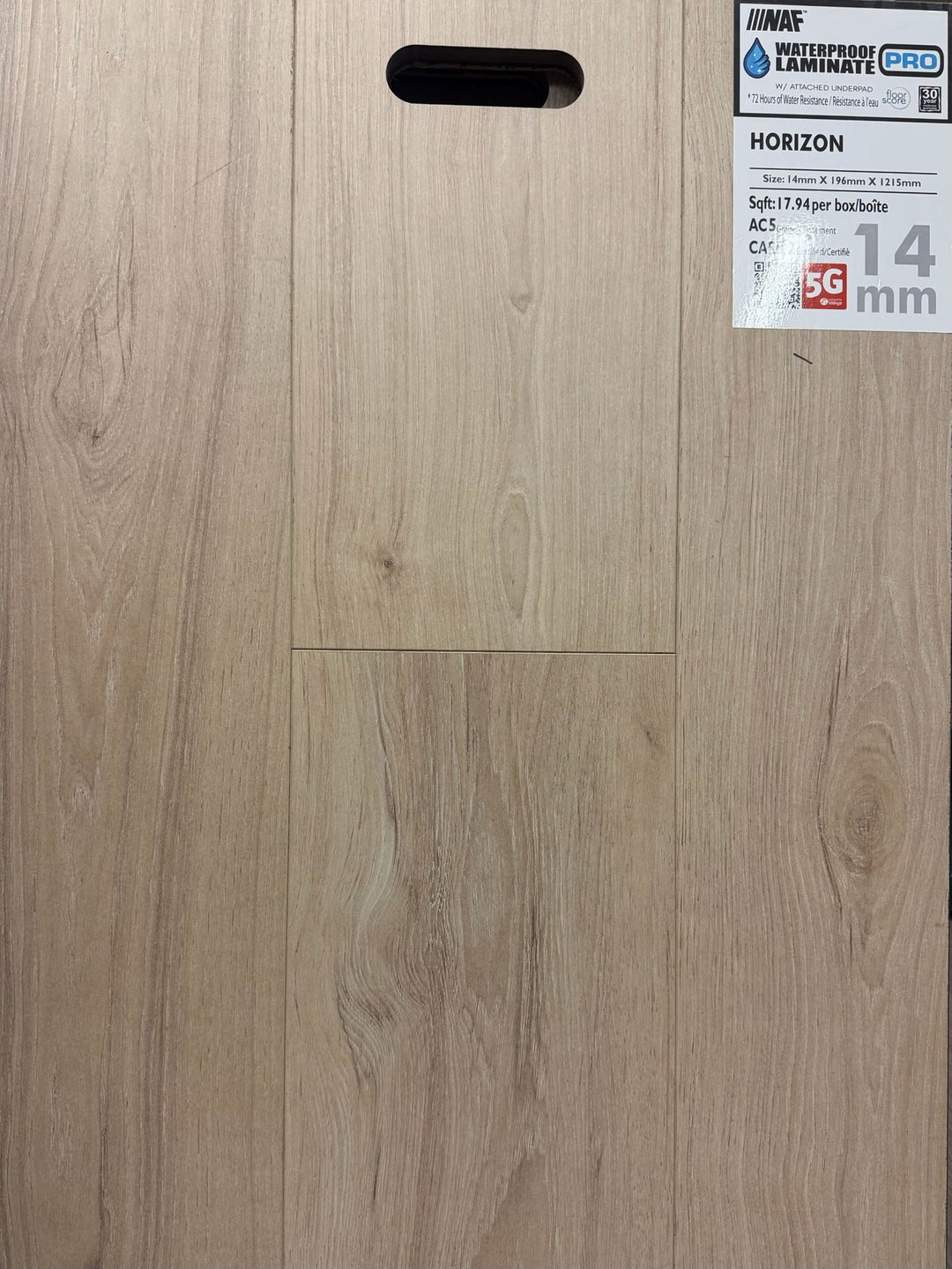 Horizon - NAF 14mm Waterproof Laminate Pro with Underlay