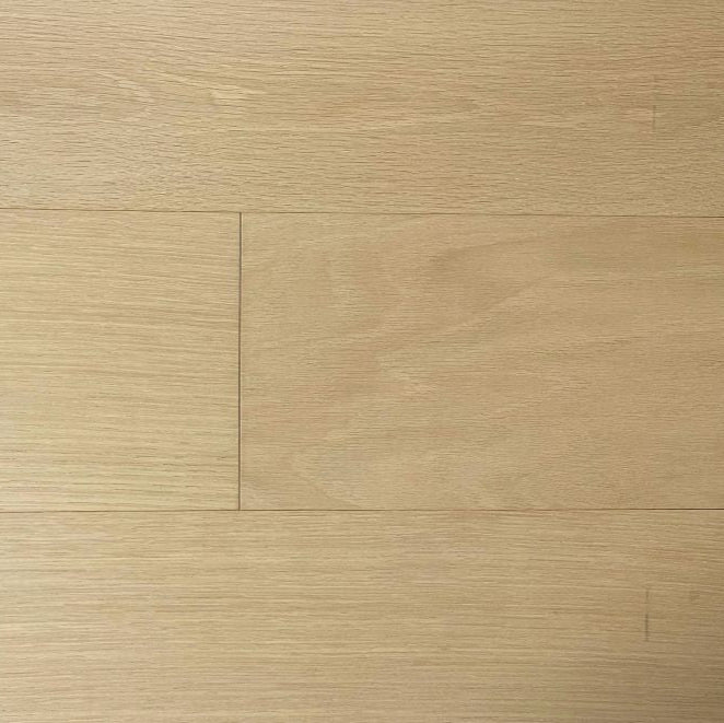 Close-up showing the texture and color of Kansas NAF engineered hardwood flooring.