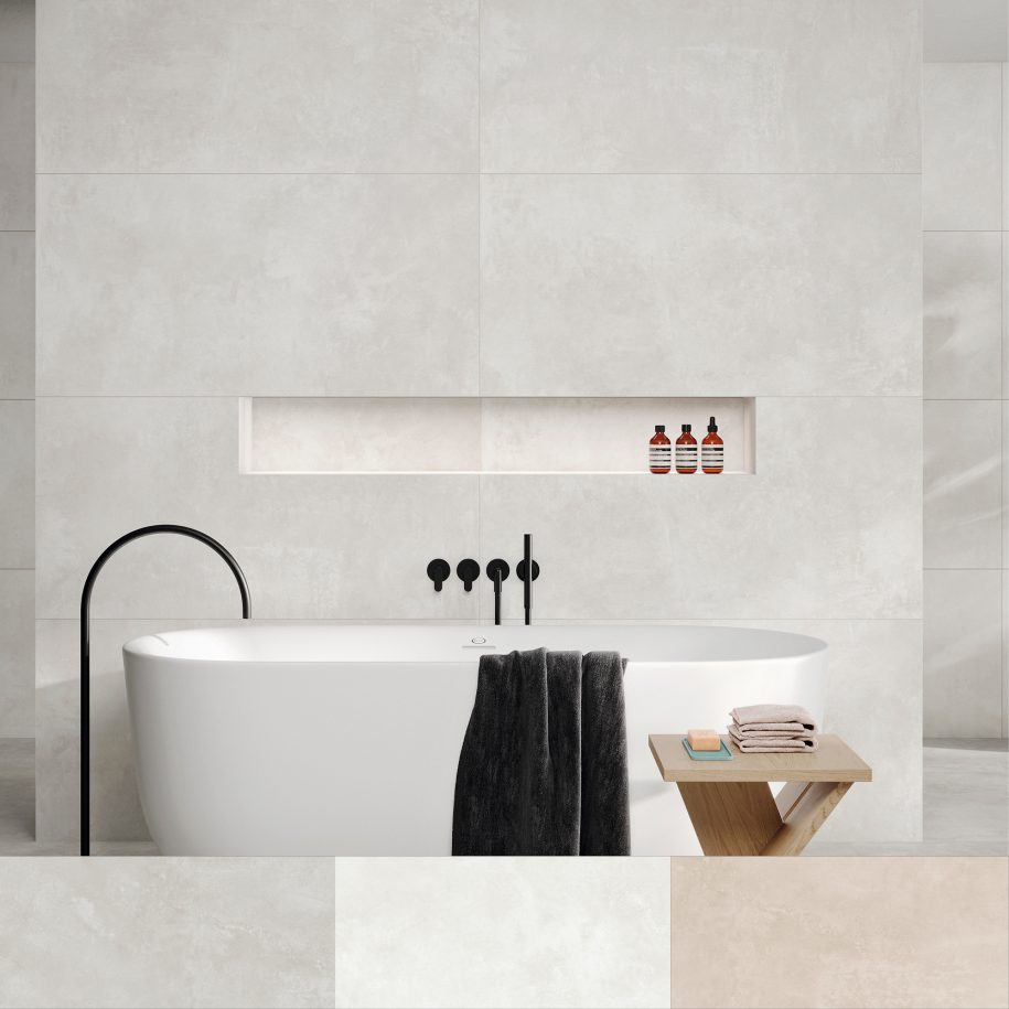 1867 Tile - Glazed Porcelain Koru Collection