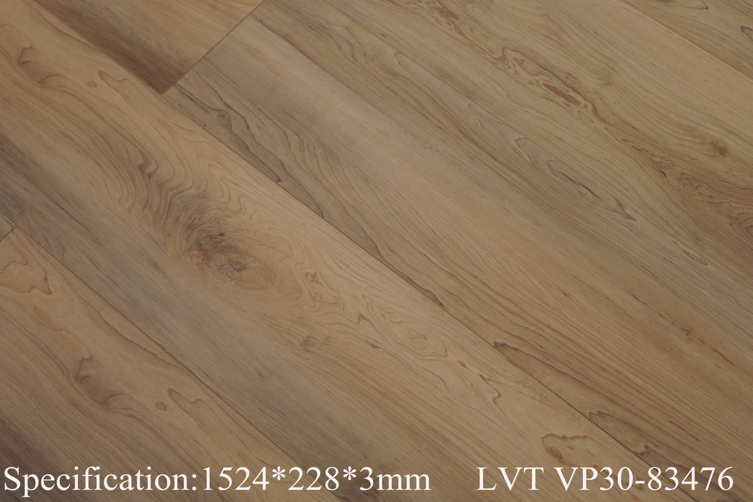 VP30 - 83476 Maple - EVERGREEN 3mm Glue Down Luxury Vinyl
