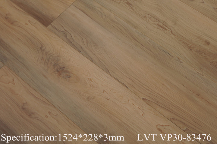 VP30 - 83476 Maple - EVERGREEN 3mm Glue Down Luxury Vinyl