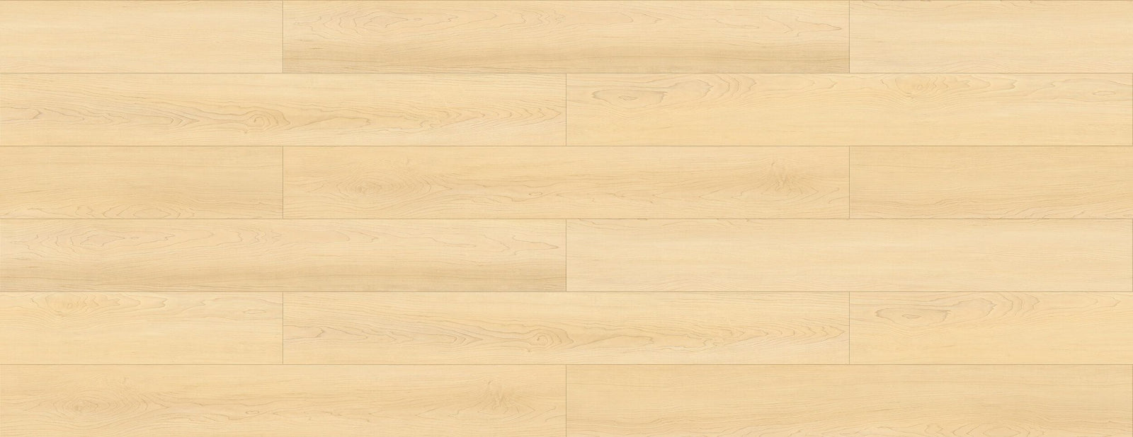 LV 330 Revelstoke, light natural laminate flooring planks with a warm beige and pale yellow tone, and showing subtle grain texture. Waterloo & Kitchener 