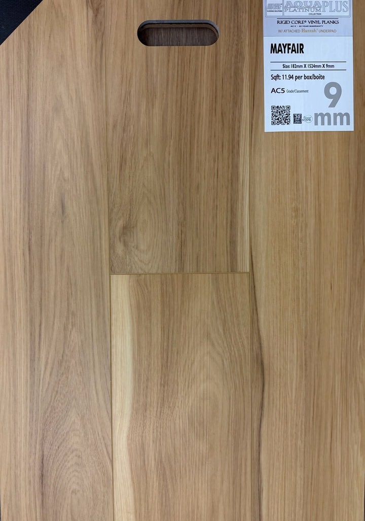 Mayfair - AQUAPLUS PLATINUM  9mm SPC Vinyl Flooring
