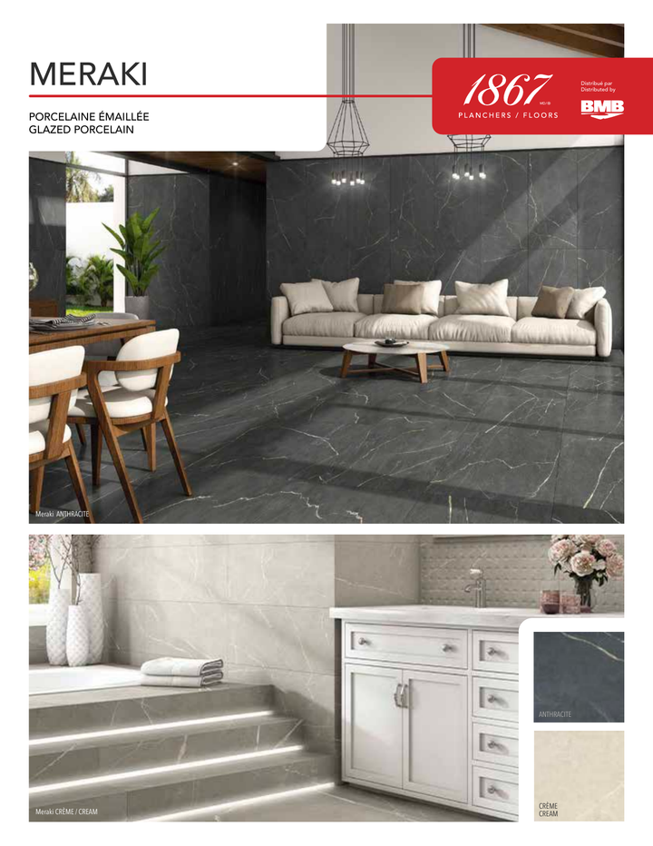 Meraki - 1867 Glazed Porcelain Tile 24"x24"