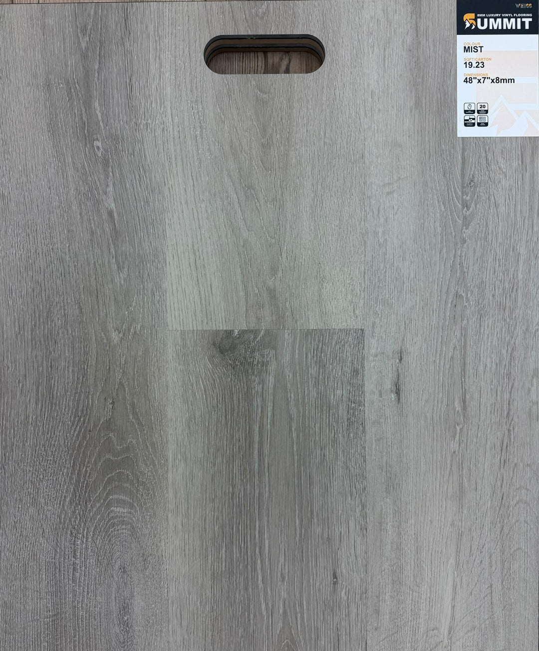 Mist - Weiss flooring 8mm SPC Vinyl - Summit Collection