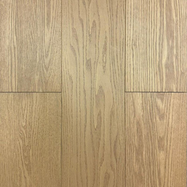 Almond Butter Oak sample – rich brown oak with yellow undertone – premium engineered hardwood, wide plank flooring available in Ontario and Canada.