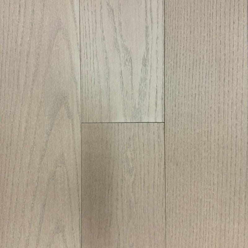 Neutral Oak flooring sample – medium oak color with soft grey undertone – ¾-inch engineered wood with low luster finish, Canadian delivery available.