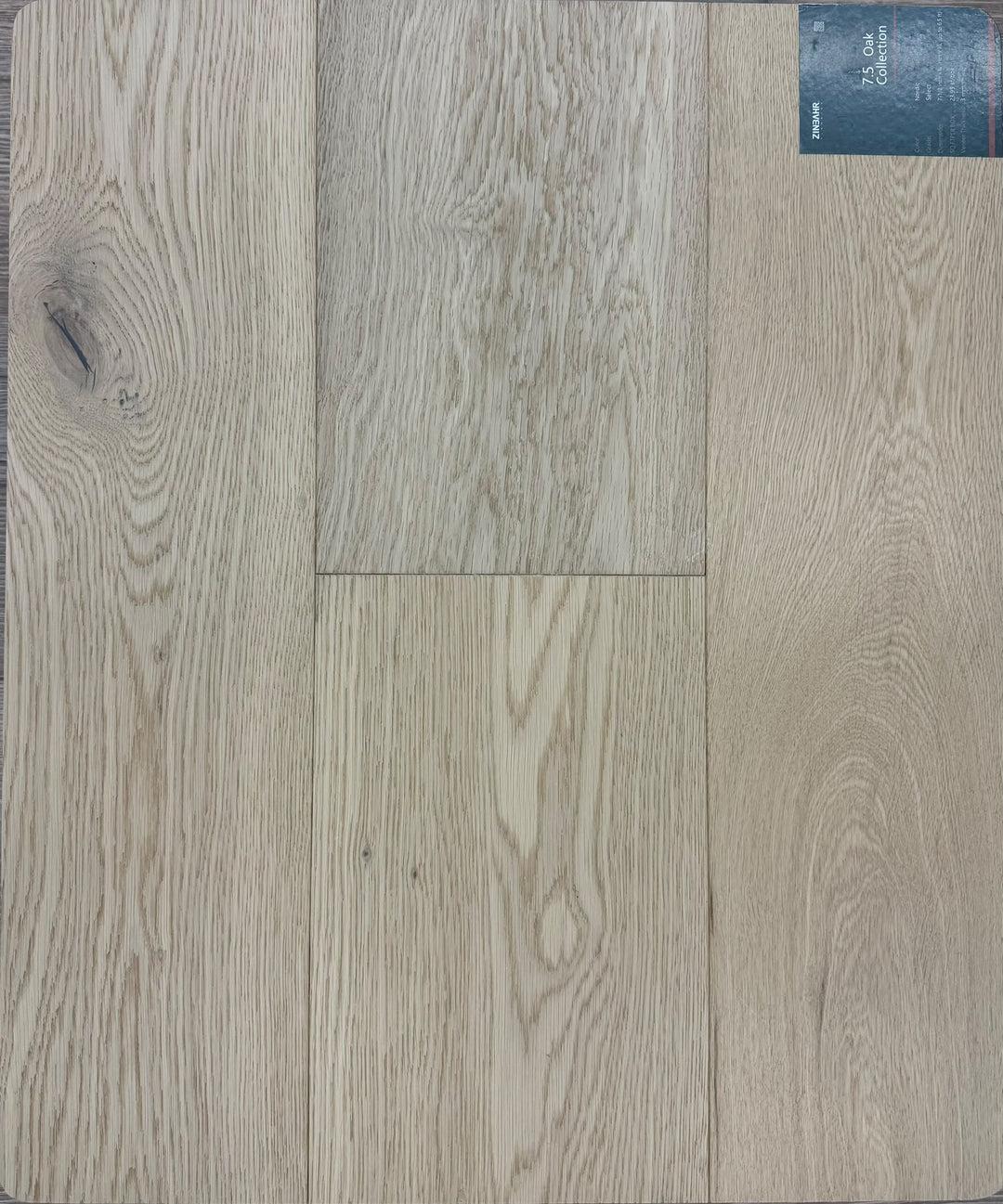 Nordic - Zinbahr 7.5" Oak Collection Engineered Hardwood ¾"