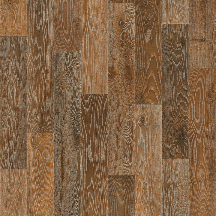 Wooden flooring with a brown and beige color scheme