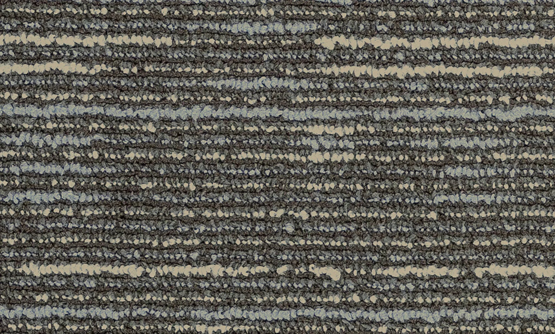 Textured patterned carpet with neutral colors