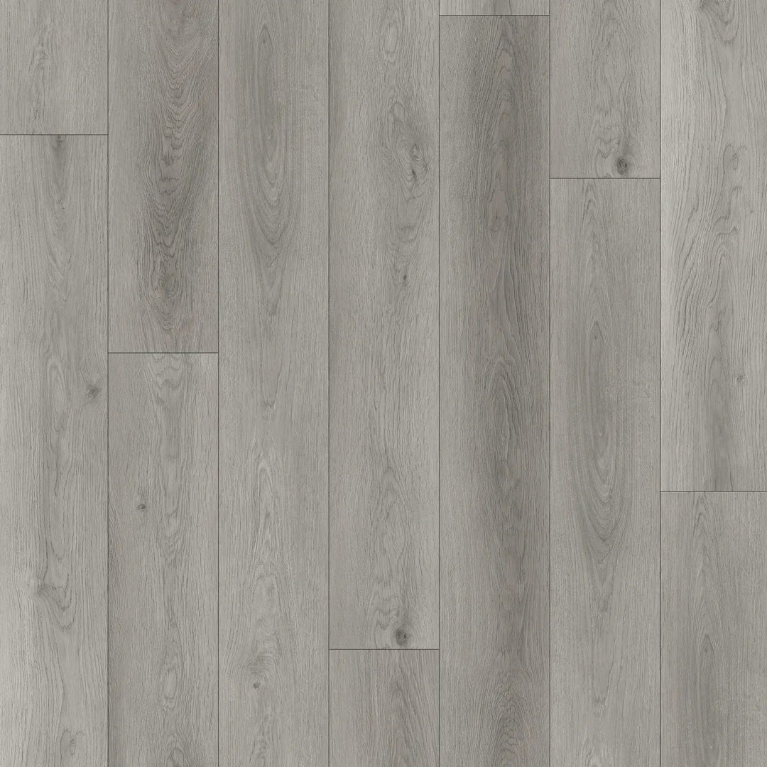 Gray wood-patterned flooring