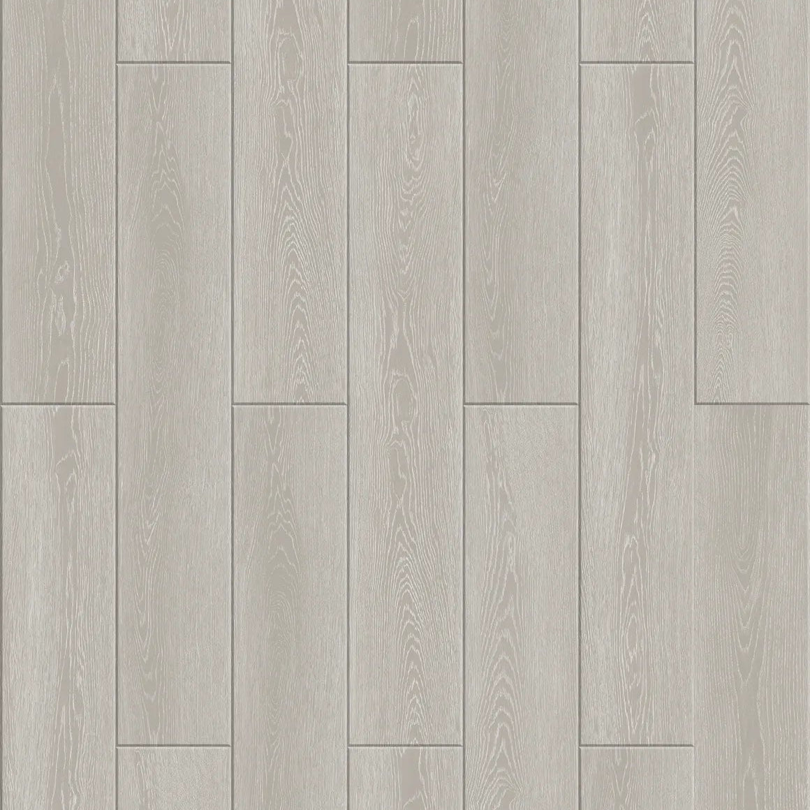 Gray wood-patterned tiles