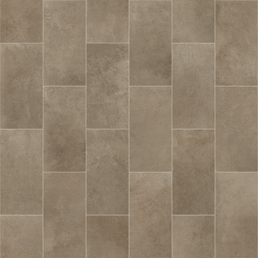 Pattern of brown tiles with a subtle texture
