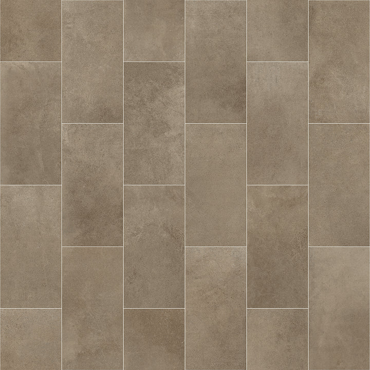 Pattern of brown tiles with a subtle texture