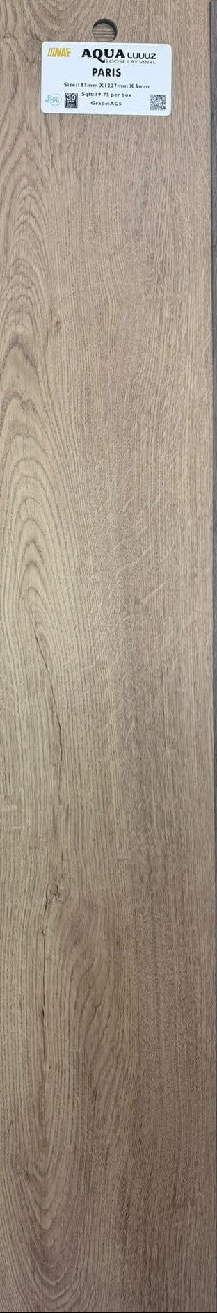 PARIS - AQUALUUUZ Dryback Commercial / Looselay Vinyl 5mm