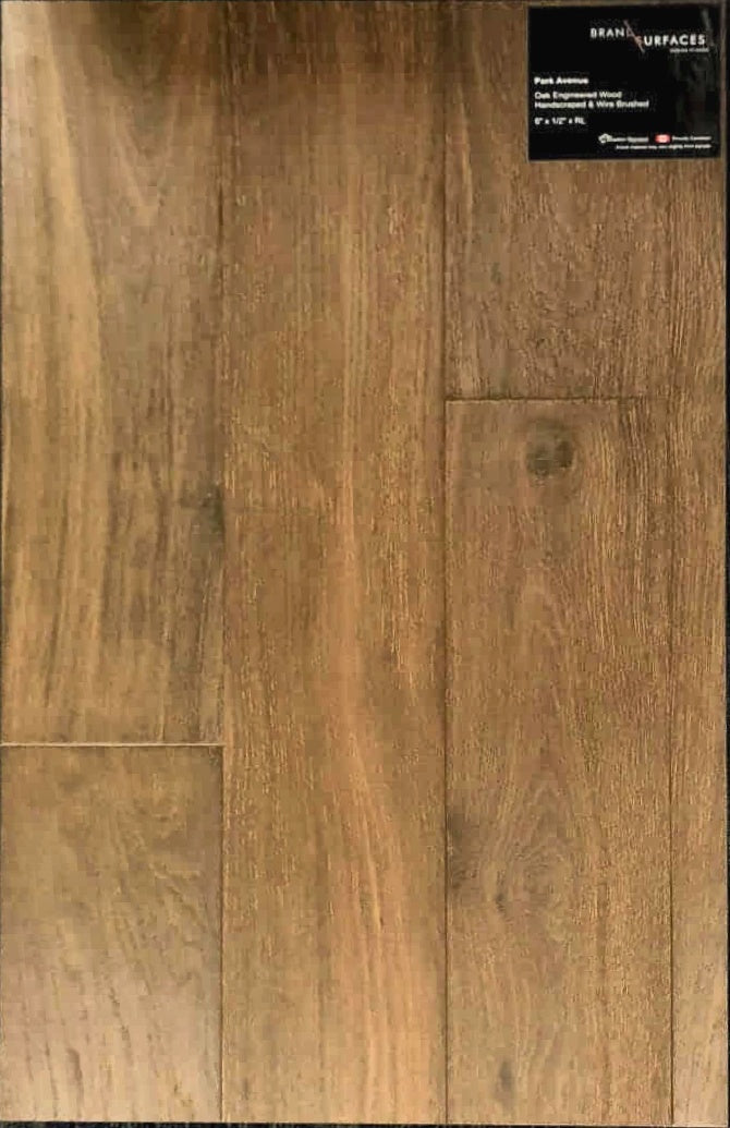 Park Avenue - BRAND SURFACES 6" Oak Click Engineered Hardwood Canadian Standard Flooring
