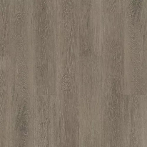 Gray-brown wood grain flooring texture with visible plank seams and natural wood patterns.