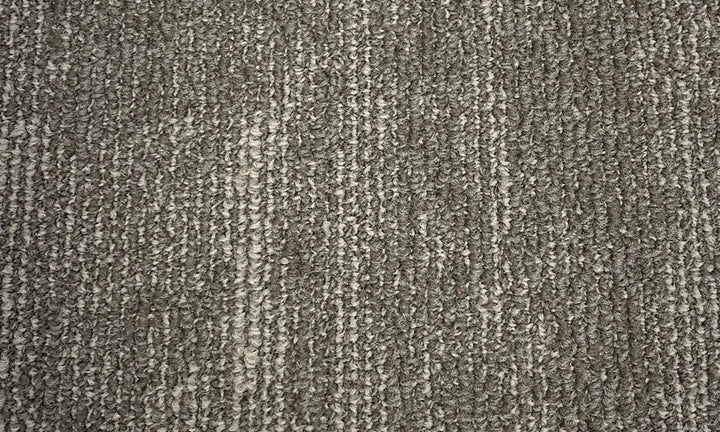 Close-up of a textured brown carpet
