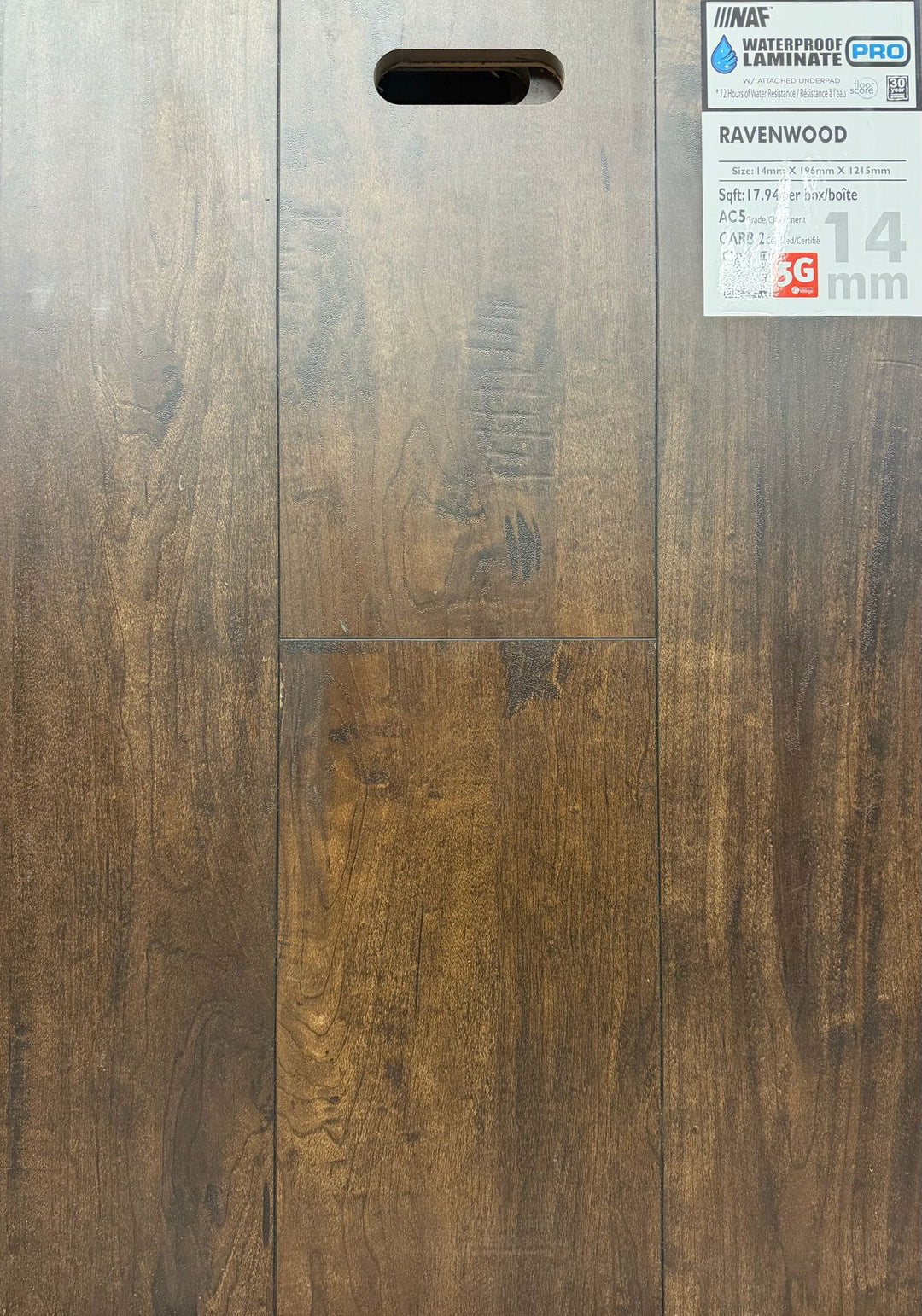 Ravenwood - NAF 14mm Waterproof Laminate Pro with Underlay