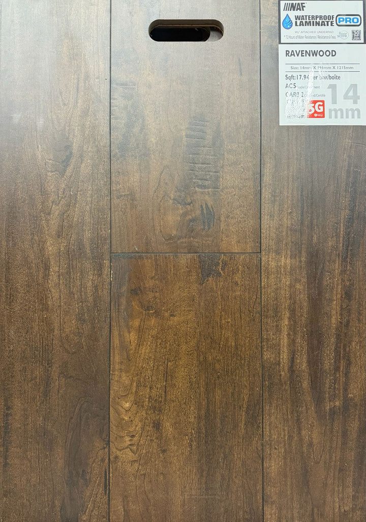 Ravenwood - NAF 14mm Waterproof Laminate Pro with Underlay