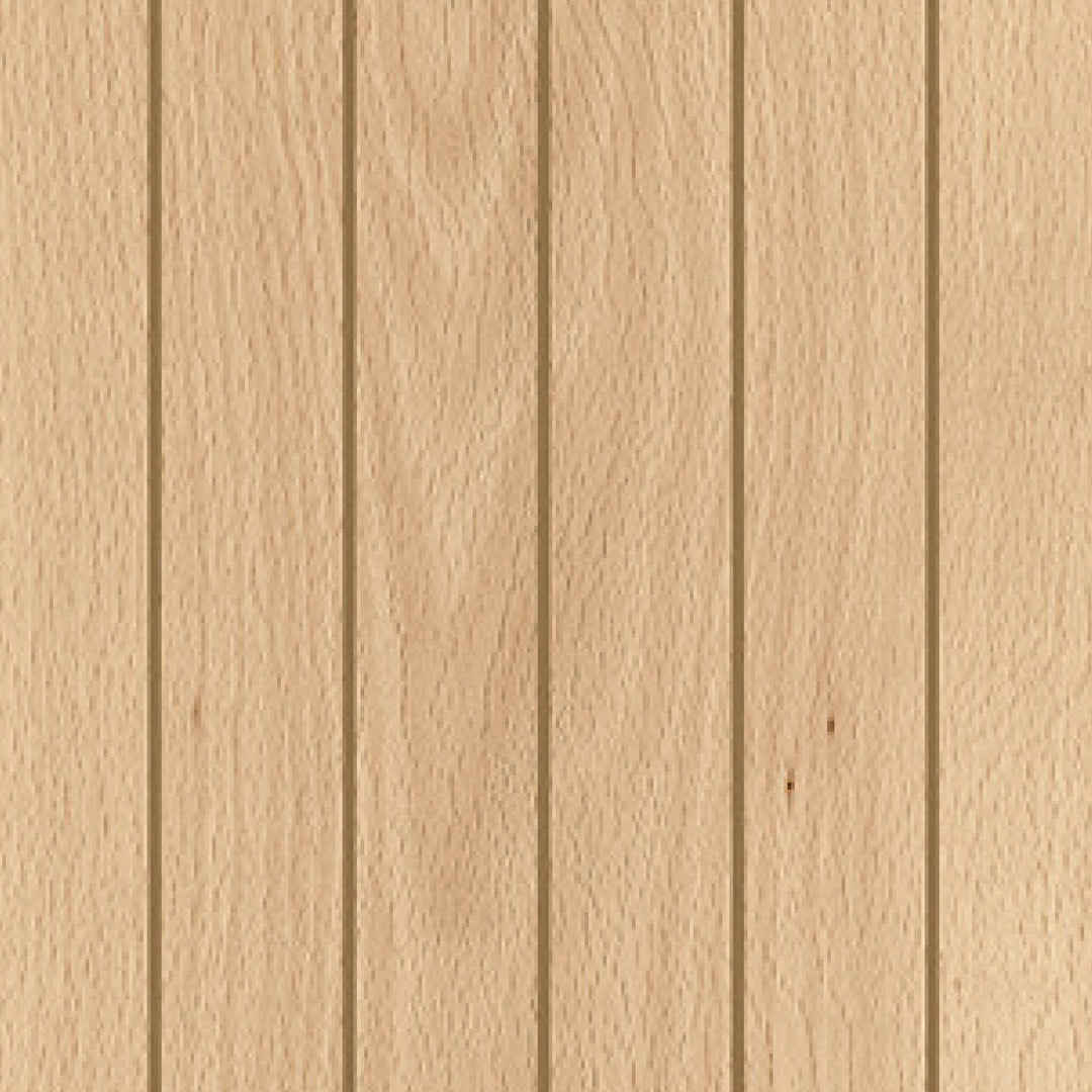 Close-up of wooden panel with vertical grain pattern