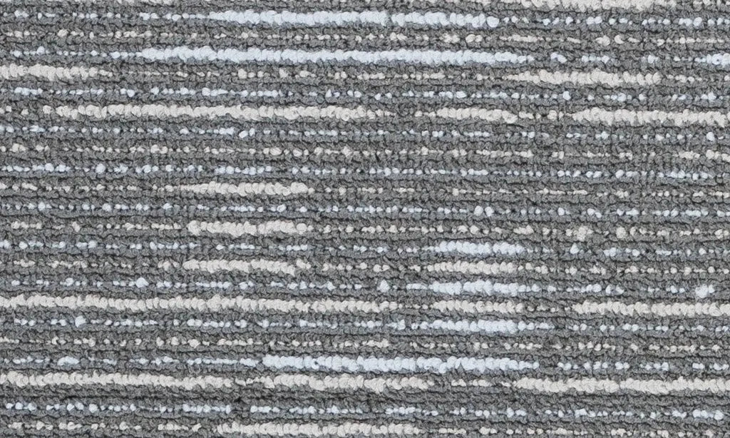 Textured gray and white patterned fabric