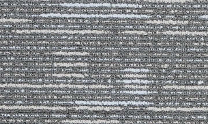 Textured gray and white patterned fabric