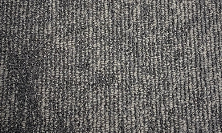 Close-up of gray textured carpet