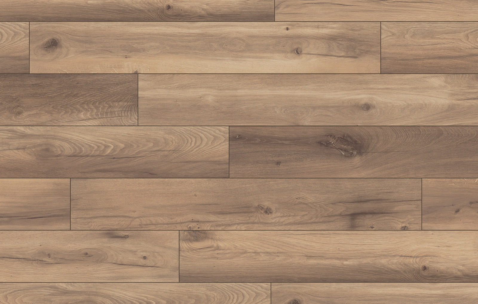 Wooden flooring with a brown and beige color scheme