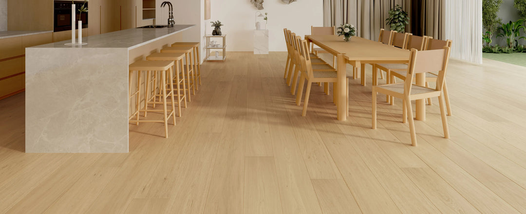 Seaside Mist - Fuzion Victoria White Oak 7-1/2" x 9/16" Engineered Hardwood T&G