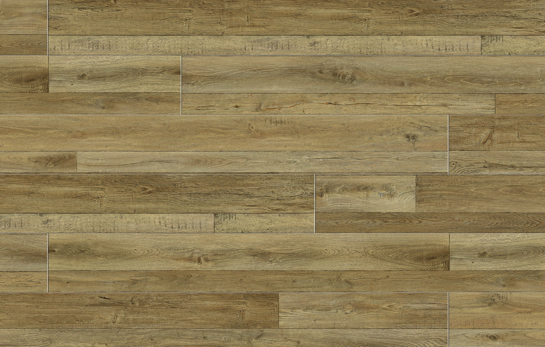 Close-up of wooden flooring with a natural finish