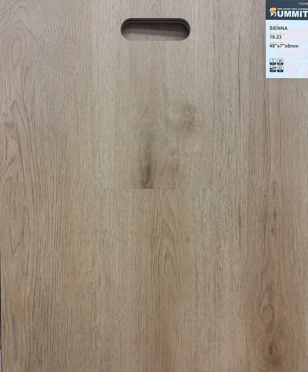 Sienna - Weiss flooring 8mm SPC Vinyl - Summit Collection