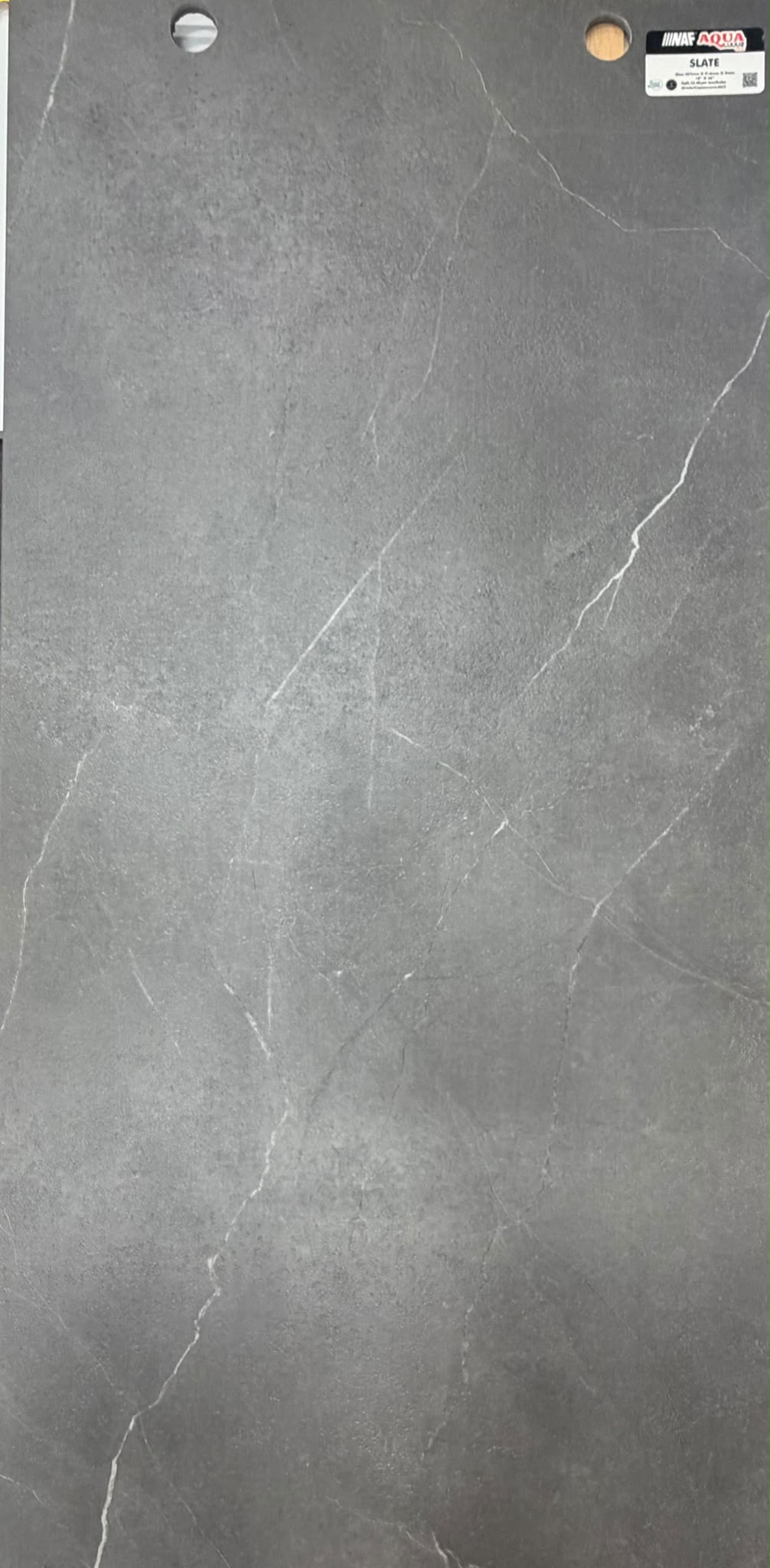 Slate - AQUALUUUZ 5mm Loose Lay Vinyl Tile 18" x 36"