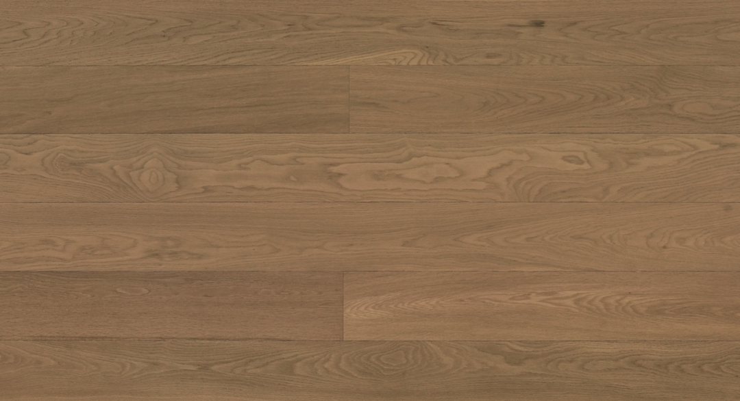 Close-up of wooden flooring with a brown finish