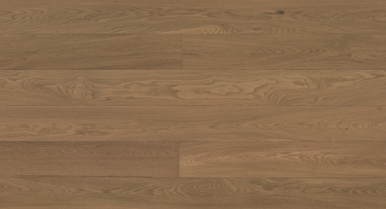 Close-up of wooden flooring with a brown finish