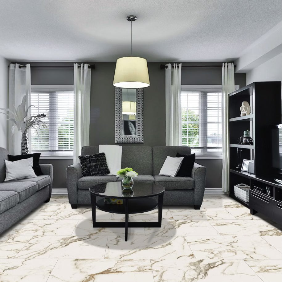 Statuario Gold - 1867 Evolution Purflex 4.5mm Looselay Vinyl Tile