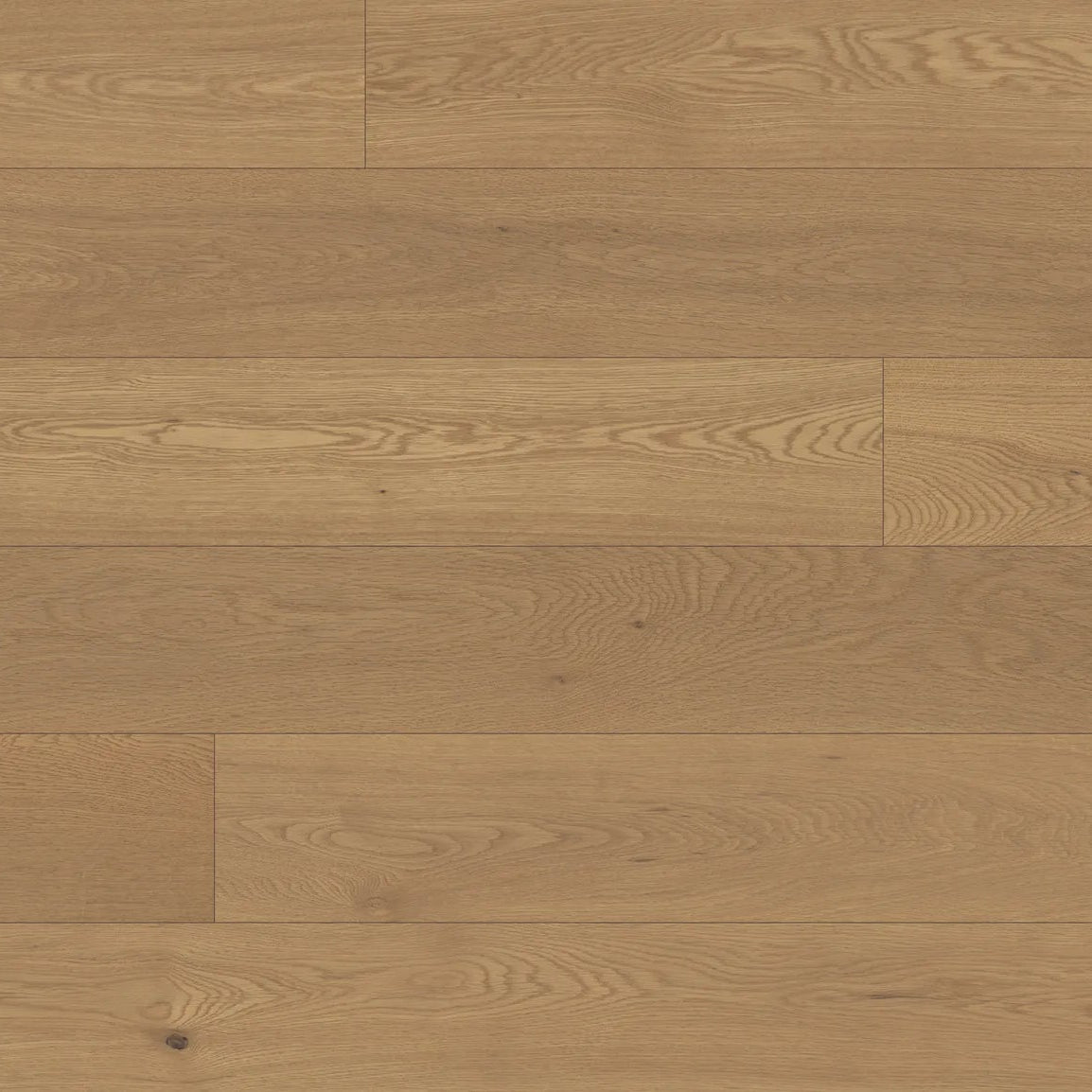Close-up of wooden flooring with a warm brown color.