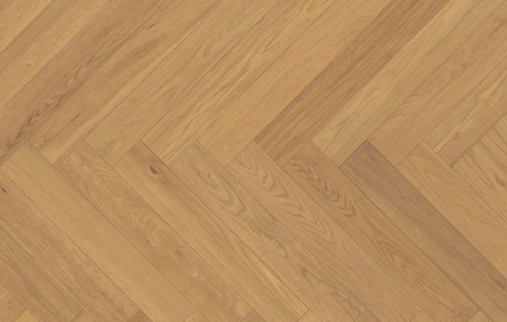 Sundown Ridge Herringbone - Fuzion Victoria White Oak 5" x 9/16" x 24" Engineered Hardwood