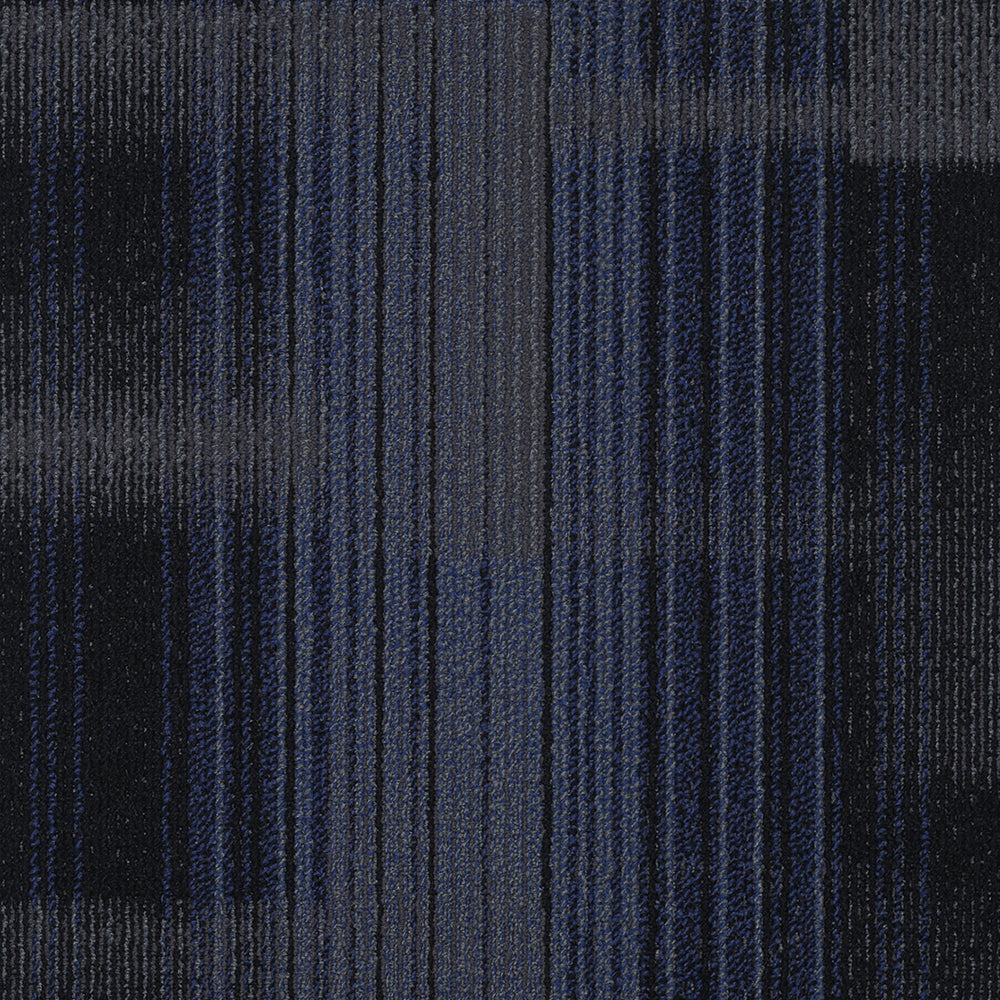 Textured blue and black patterned fabric