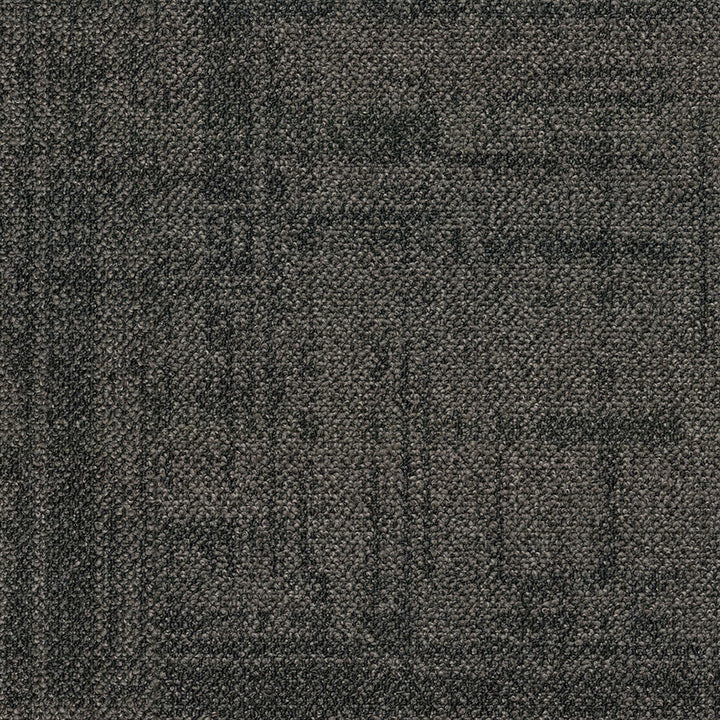 Close-up of a textured dark gray fabric surface