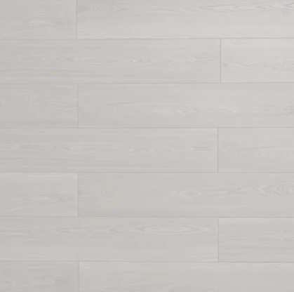 Gray vinyl floor with a wooden pattern