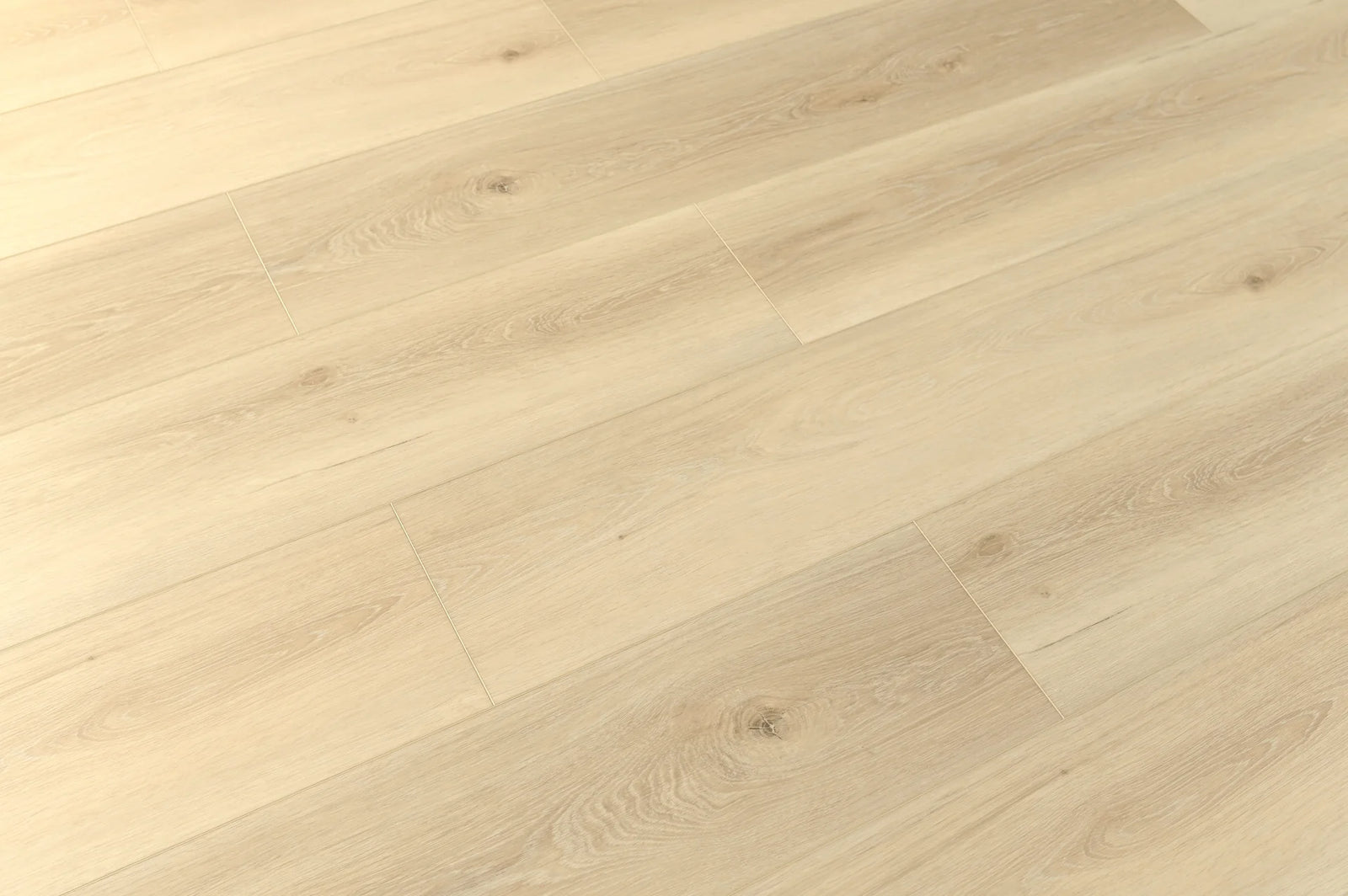 Close-up of light wood flooring with a natural finish