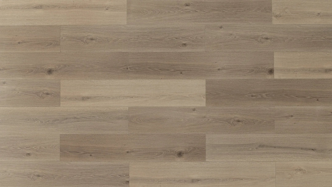 Wooden flooring with a brown and beige color scheme