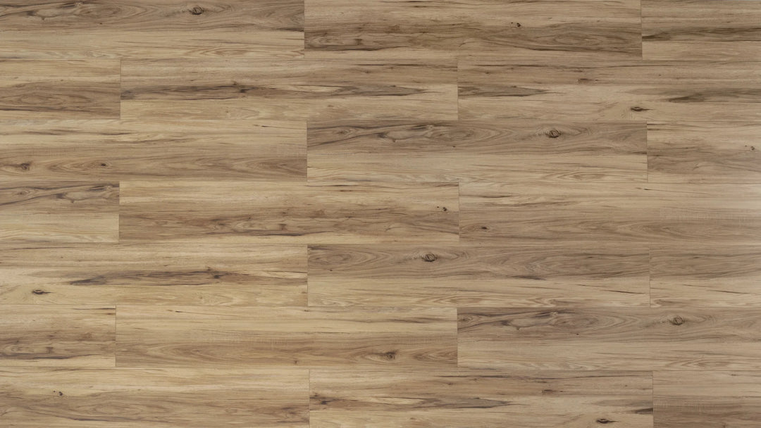 Wooden flooring with a parquet pattern