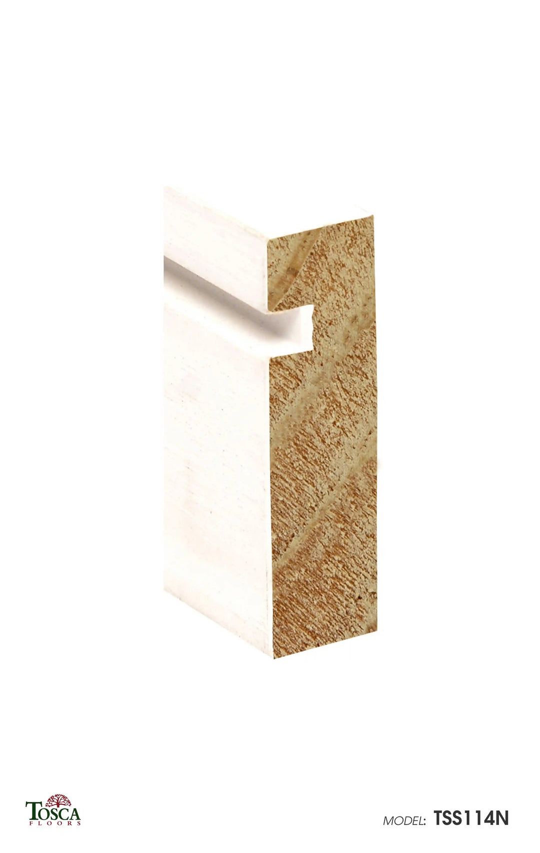 Flat Groove (Notch) Doorstop (10ft) TSS114N - Tosca