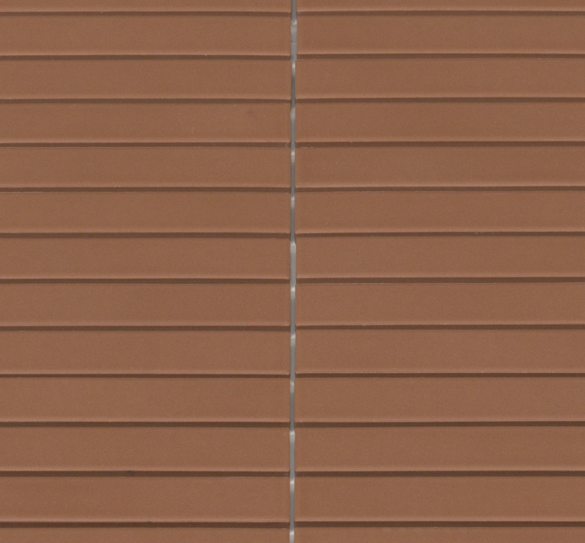 Brown siding texture with a vertical seam