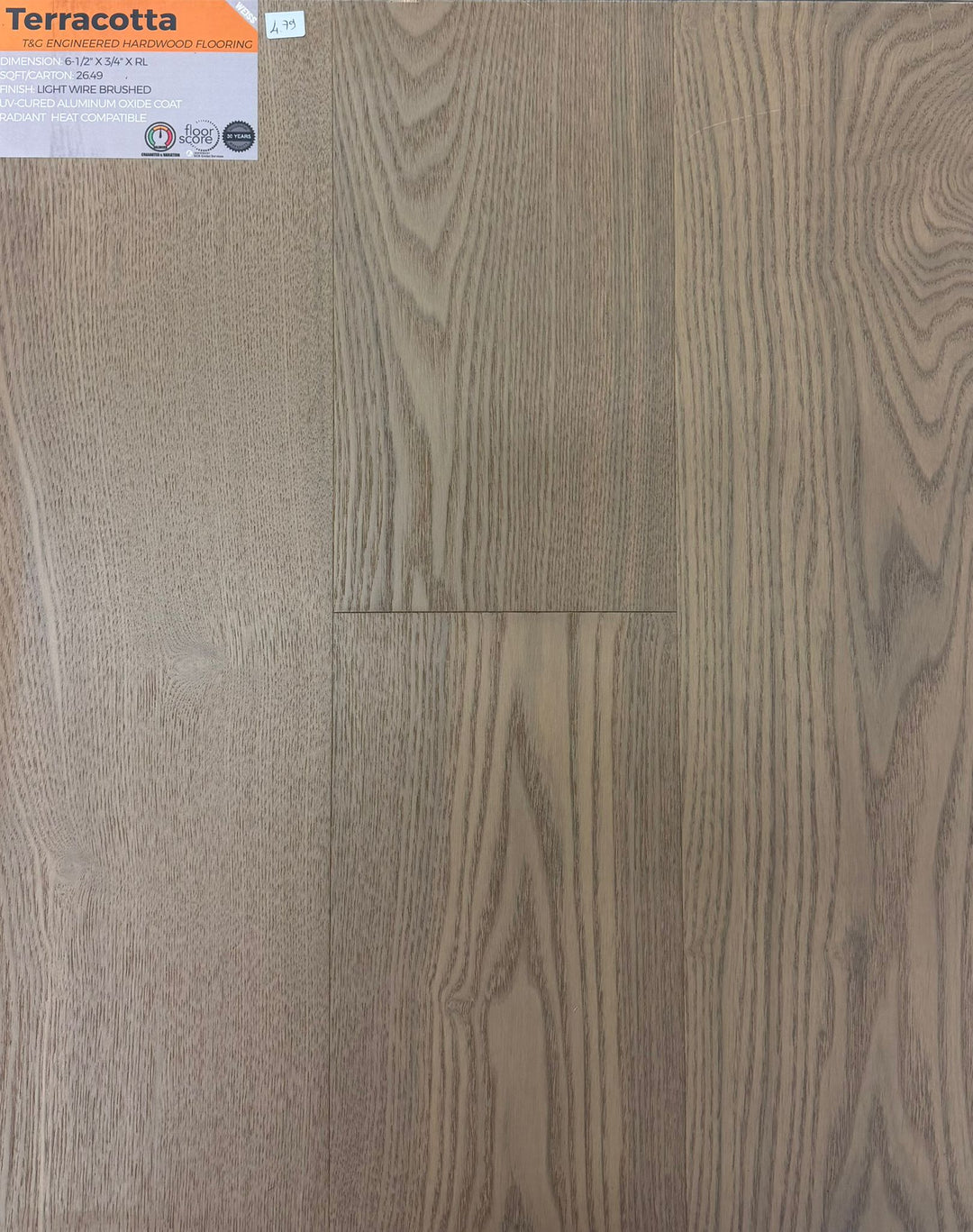 Terracotta - Weiss flooring 3/4" Engineered hardwood